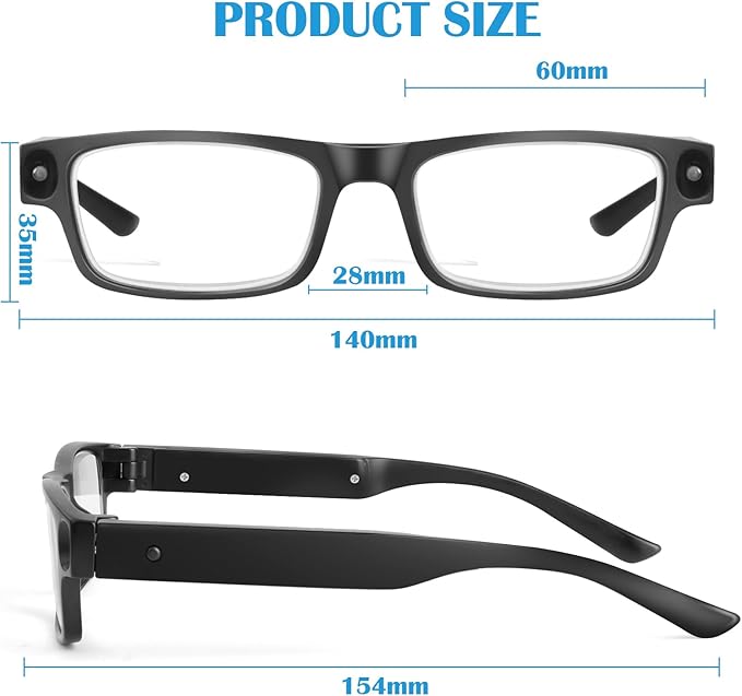 HPLTech™ Rechargeable LED Reading Glasses
