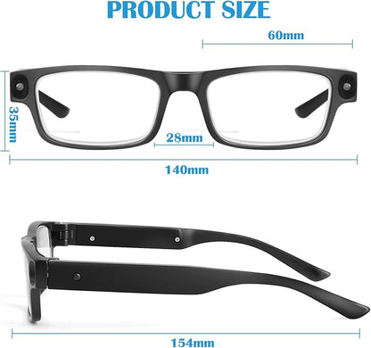 HPLTech™ Rechargeable LED Reading Glasses